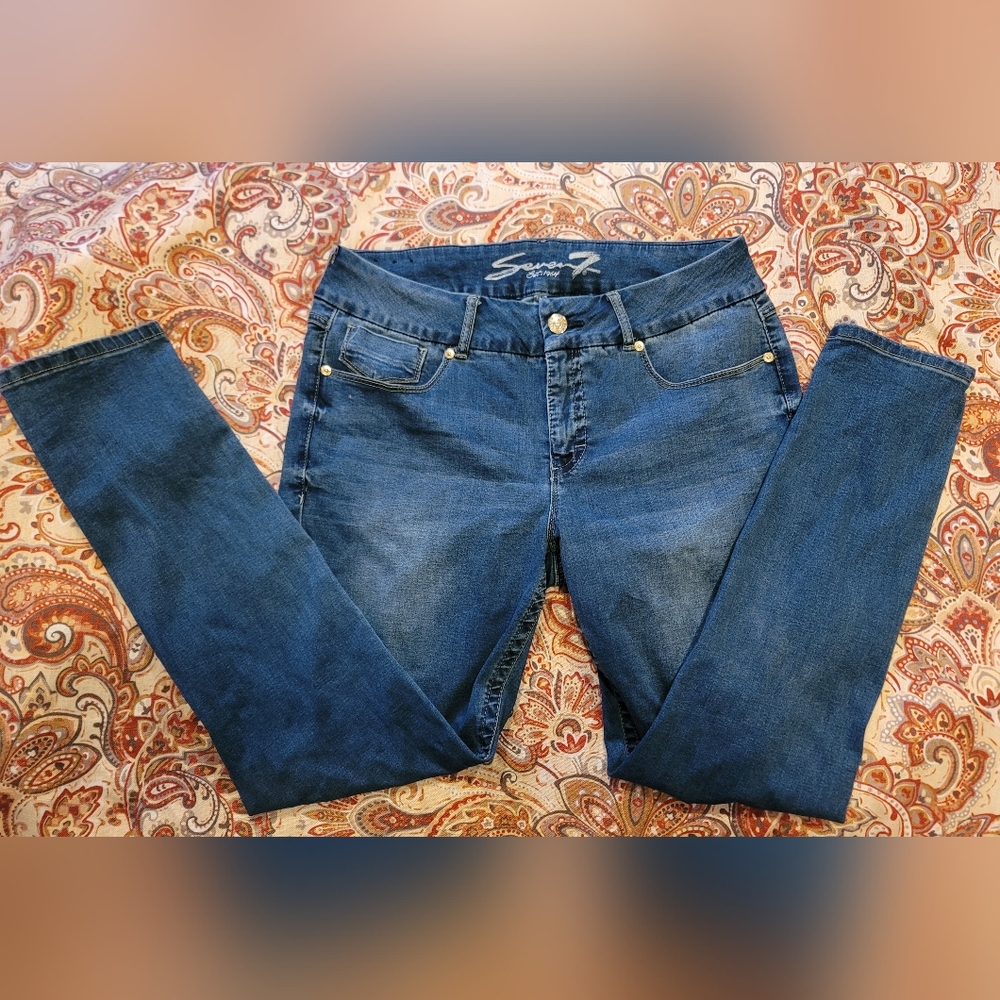 Seven7 Tummyless Skinny Jean, Sz 16 NWOT